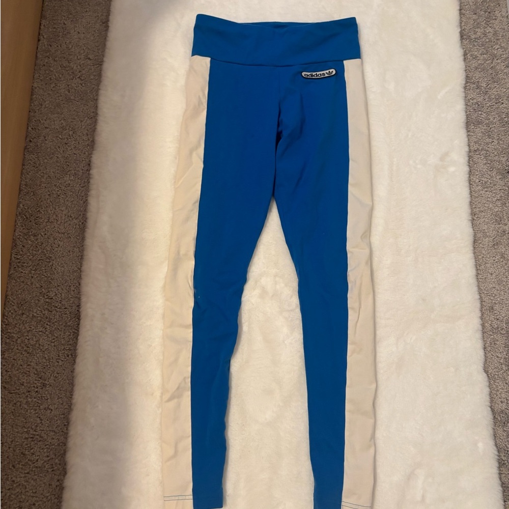 Adidas Retro blue Leggings - Picture 8 of 9